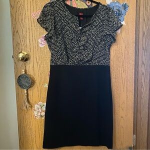 212 Collection Black and White Mini Dress